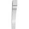 Ekena Millwork 4-in. W x 22-in. D x 28-in. H Merced Architectural Grade PVC Knee Brace BRCP04X22X28MRC - alternate 5